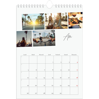 Calendrier photo A4 (20 x 30 cm) — Escapade citadine [Avril]