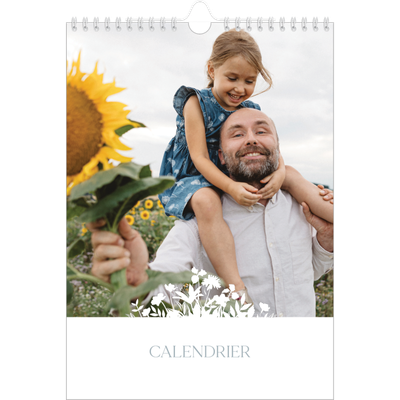 Calendrier photo A4 (20 x 30 cm) — Invitation champêtre [couverture]