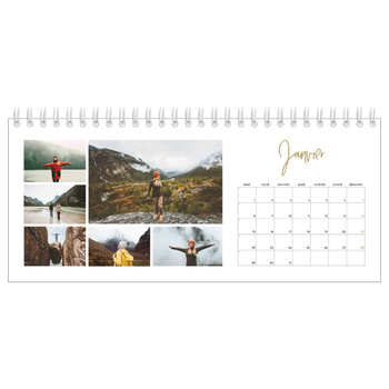 Calendrier de bureau — Manuscrit