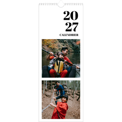 Calendrier mural long  — Sérif et moments [couverture]
