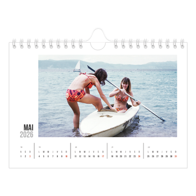 Calendrier photo A5 — Texte abrégé [couverture]