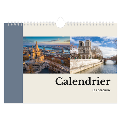 Calendrier photo A4 — Vues du monde [couverture]