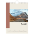 Calendrier photo A5 — Vues du monde [Avril]