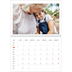 Calendrier photo A4 double (30 x 40 cm) — Accent rouge [Mars]