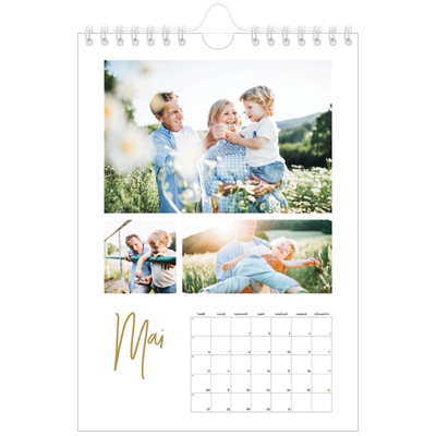 Calendrier photo A5 — Manuscrit [couverture]