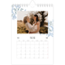 Calendrier photo A5 — Romance en bleu et blanc [couverture]