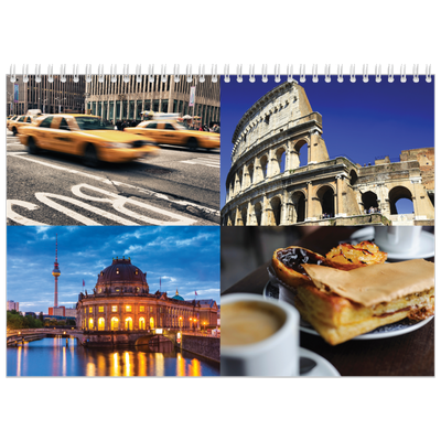 Calendrier photo A4 double (30 x 40 cm) — Panorama [couverture]