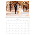 Calendrier photo A4 double (30 x 40 cm) — Classique cobalt [Janvier]