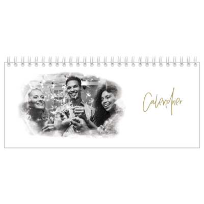 Calendrier de bureau — Effet photo [couverture]