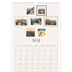 A3 Calendrier annuel — Galerie de mur photo [couverture]
