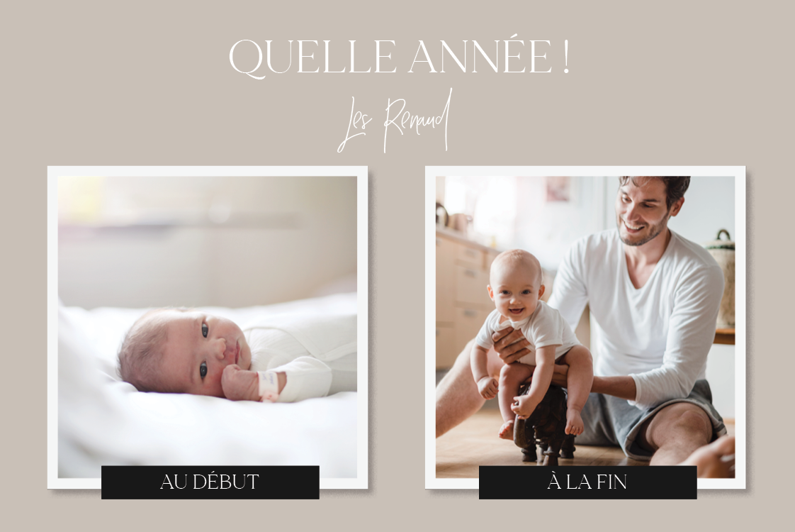 Faire-part & Cartes — What a difference a year makes