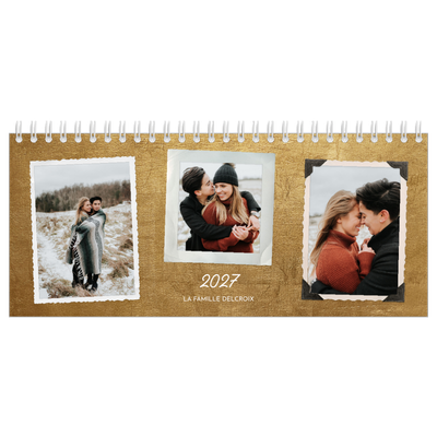 Calendrier de bureau — Collection de photos [couverture]