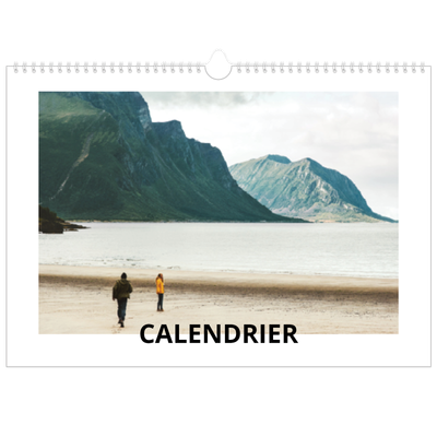Calendrier photo A3 — Espace blanc [couverture]