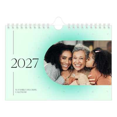 Calendrier photo A5 — Dégradé astrologique [couverture]
