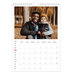 Calendrier photo A4 (20 x 30 cm) — Accent rouge [Avril]