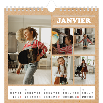Calendrier photo carré — Chronique de l'année