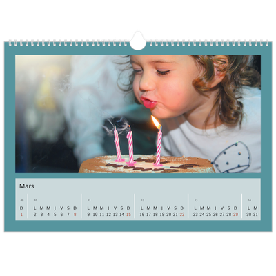 Calendrier photo A3 — Un monde en couleur [Mars]