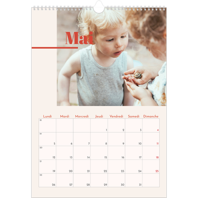 A3 Calendrier annuel — Inspiration 90 [couverture]