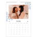 Calendrier photo A4 (20 x 30 cm) — Romance en bleu et blanc [Avril]