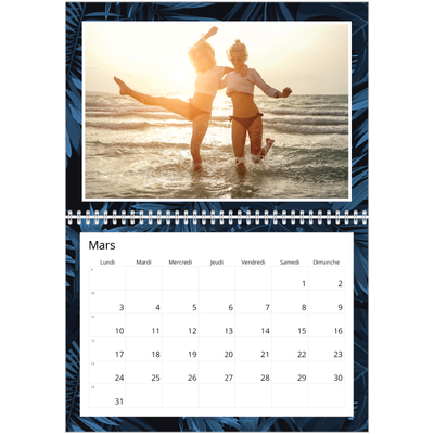 Calendrier photo A4 double (30 x 40 cm) — Tropical [Mars]