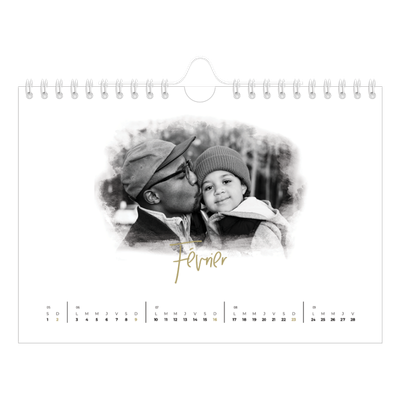 Calendrier photo A5 — Effet photo [Février]