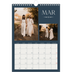 Calendrier photo A4 (20 x 30 cm) — Ardoise et sérifs [Mars]