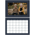 Calendrier photo A4 double (30 x 40 cm) — Bleu de Prusse [Janvier]