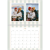 Calendrier photo A4 double (30 x 40 cm) — Lettrages et rayures [couverture]