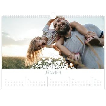 Calendrier photo A3 — Invitation champêtre