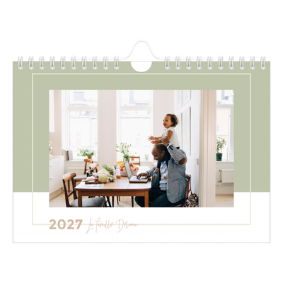 Calendrier photo A5 — Palette naturelle [couverture]