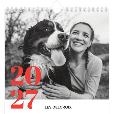 Calendriers annuels carré — Une année audacieuse [couverture]