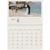 Calendrier photo A4 double (30 x 40 cm) — Initiales fleuries [Février]