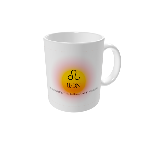 Mug personnalisé — Dégradé astrologique - Leo