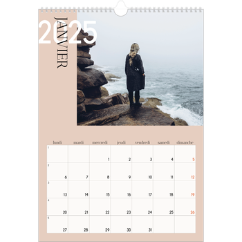 Calendrier photo A3 — Superposition