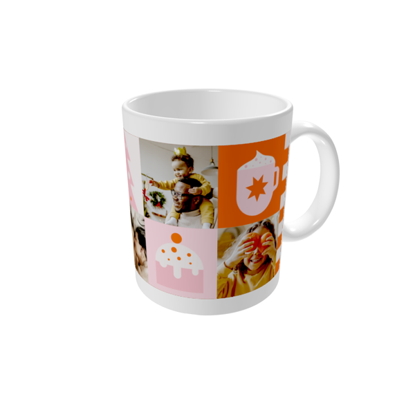 Mug personnalisé — Pêle-mêle de Noël