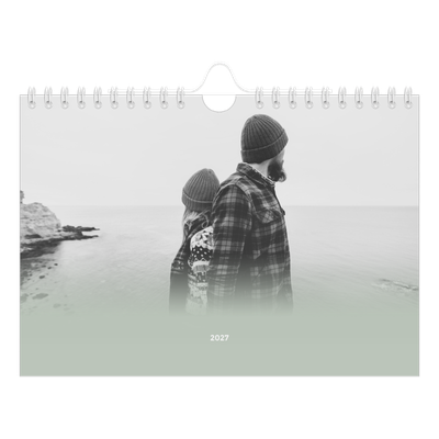 Calendrier photo A5 — Fondu argile [couverture]