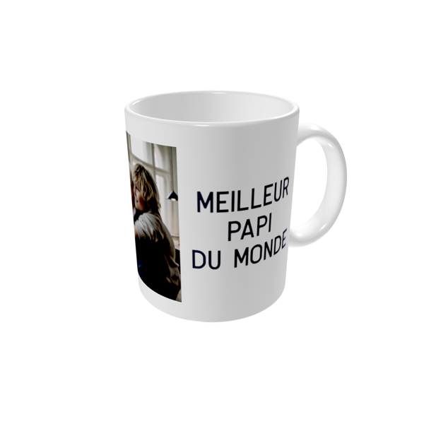 Mug personnalisé — Calligraphie pour Papi