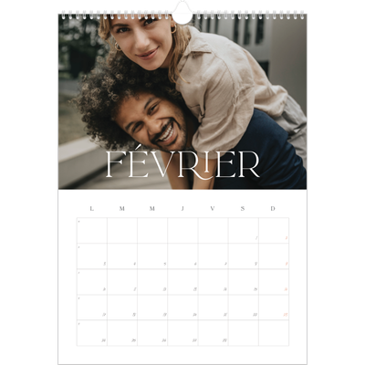 A3 Calendrier annuel — Plus grand que la vie [Février]