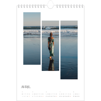 Calendrier photo A4 (20 x 30 cm) — Fragments de voyage [couverture]