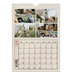 Calendrier photo A4 (20 x 30 cm) — Craft effet tampon [Avril]