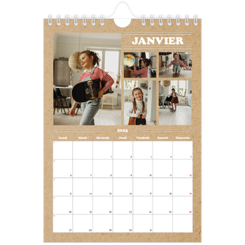 Calendrier photo A5 — Chronique de l'année