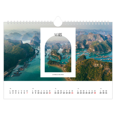 Calendrier photo A4 — L'arche ouverte [Mars]