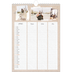 Calendrier familial A4 — Agenda kraft - Famille de 3 [Avril]