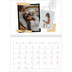 Calendrier photo A4 double (30 x 40 cm) — Esprit scrapbook [Mars]