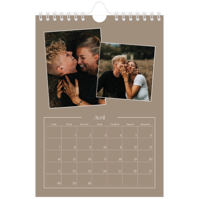 Calendrier photo A5 — Souvenirs artisanaux [Avril]
