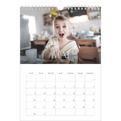Calendrier photo A4 (20 x 30 cm) — Douze jolis mois [couverture]