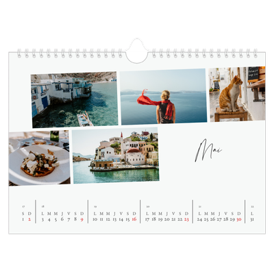 Calendrier photo A4 — Escapade citadine [Mai]