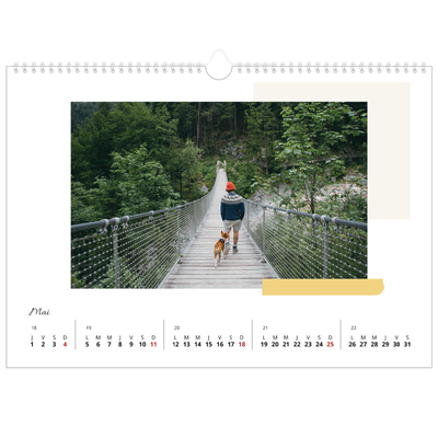 Calendrier photo A3 — Tons neutres [couverture]