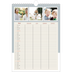 Calendrier familial A4 — Agenda palette naturelle - Famille de 4 [couverture]