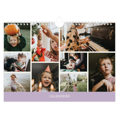 Calendrier photo A4 — Chapitres pastel [couverture]